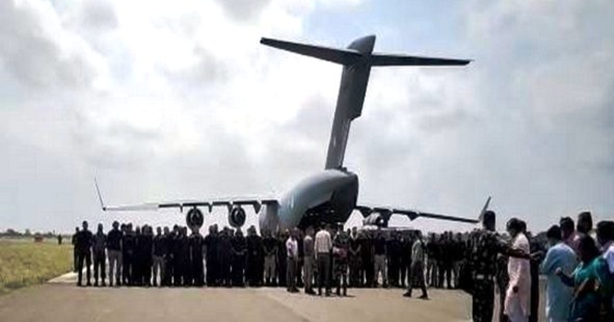 Kabul airport faced huge rush, India parked C-17 aircraft at Ayni Air Base in Tajikistan before evacuation